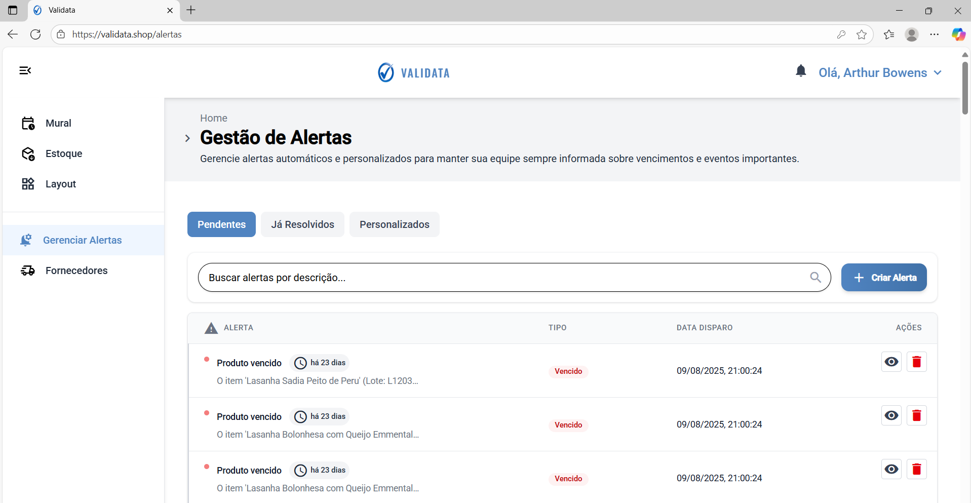 Validata - Tela 7